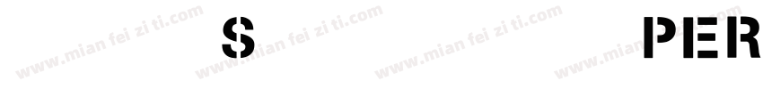 英文字体 Shakerato-PERS字体转换